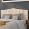 Flash Furniture Cambridge Headboard, Queen, Beige Fabric HG-HB1708-Q-B-GG - alternate 1